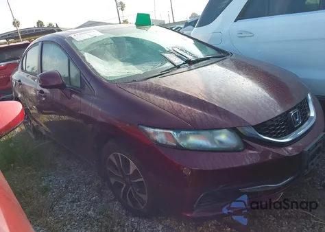 2013 Honda Civic Ex z USA, uszkodzony, nr VIN 19XFB2F89DE252078